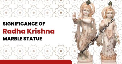 radha krishna Marble Statue