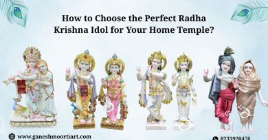Radha krishna marble statue