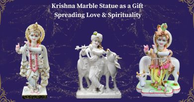 krishna marble statue