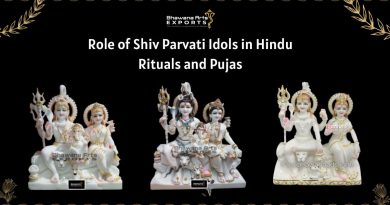 Shiv parvati marble statue