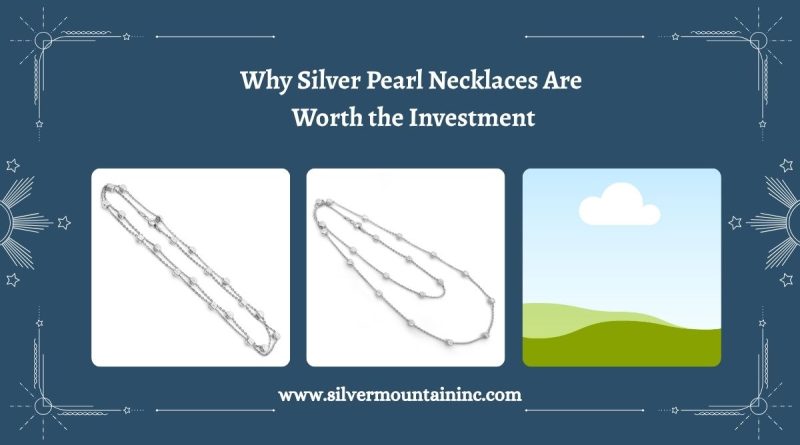 Silver Pearl Necklaces
