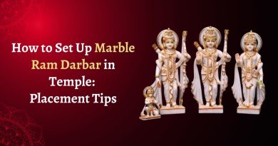 How to Set Up Marble Ram Darbar in Temple Placement Tips