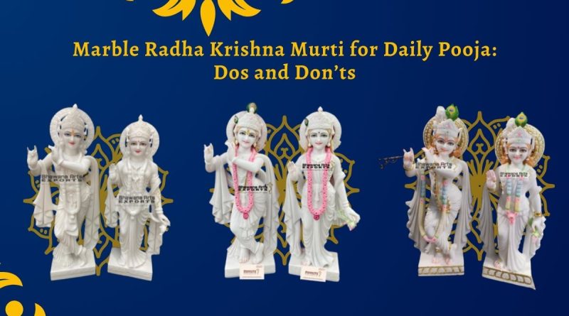 Radha krishna marble moorti