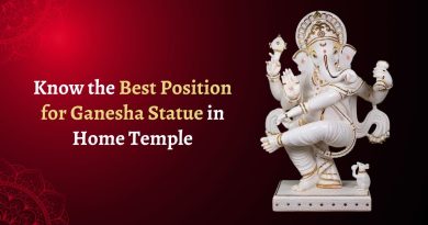 How to Know the Best Position for Ganesha Statue in Home Temple