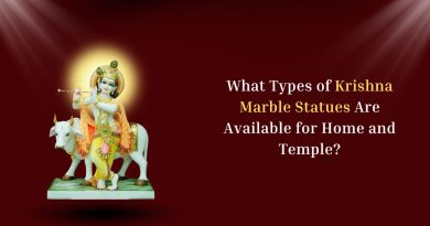 krishna marble statue