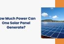 How Much Power Can One Solar Panel Generate?