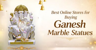 Ganesh marble statue