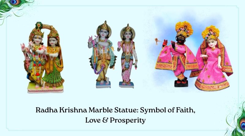 Radha Krishna Marble Moorti