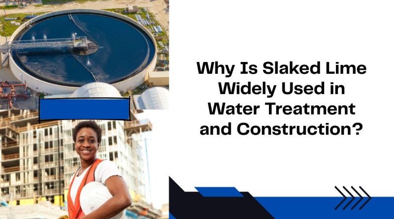 Why Is Slaked Lime Widely Used in Water Treatment and Construction?