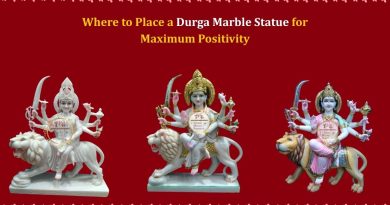 Durga Marble Statue