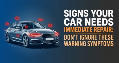 Signs Your Car Needs Immediate Repair