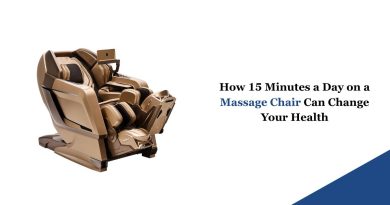 How 15 Minutes a Day on a Massage Chair Can Change Your Health