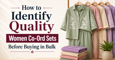 Quality women co-ord sets displayed for bulk buying and supplier selection