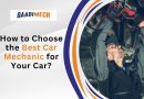 Best car mechanic inspecting and repairing a vehicle at a professional car workshop.