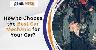 Best car mechanic inspecting and repairing a vehicle at a professional car workshop.
