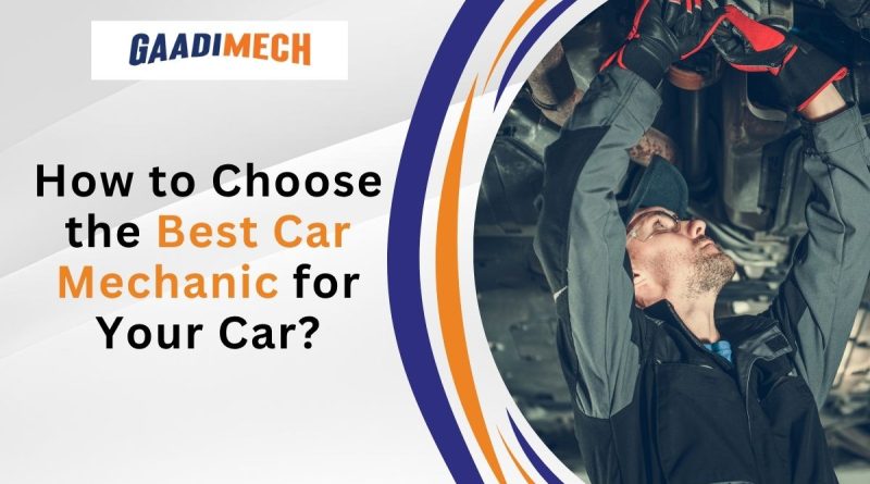 Best car mechanic inspecting and repairing a vehicle at a professional car workshop.