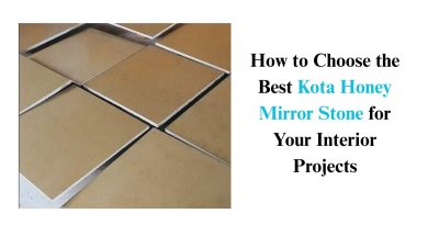Kota Honey Mirror Stone for interior flooring and projects