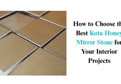Kota Honey Mirror Stone for interior flooring and projects