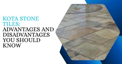 Kota Stone Tiles showing natural flooring design with advantages and disadvantages