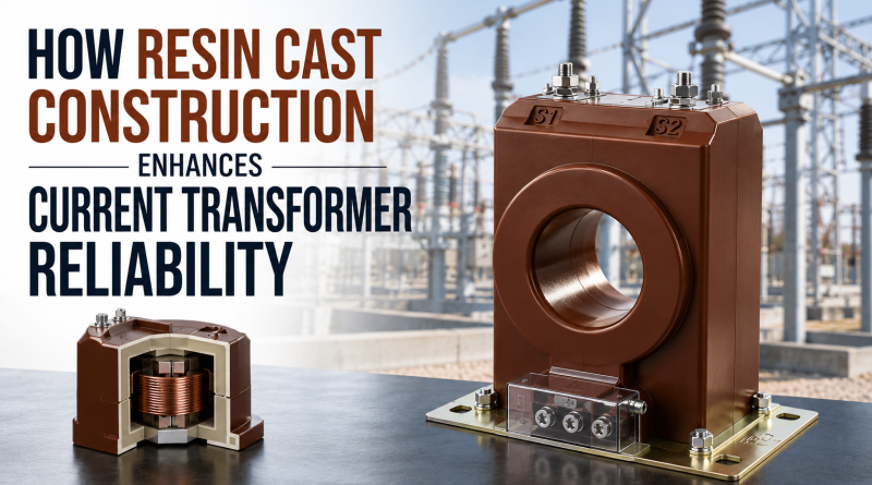 Resin Cast Current Transformer for reliable electrical power measurement and protection