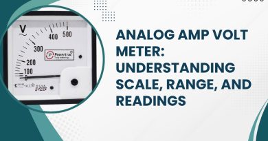 Analog amp volt meter showing voltage scale and readings