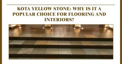Kota Yellow Stone flooring used for stairs and interior applications