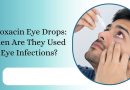 Man applying Ofloxacin Eye Drops for a bacterial eye infection