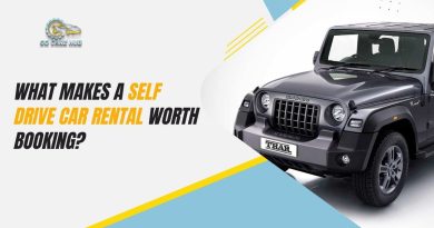 Self drive car rental in Jaipur with a modern rental car parked near Jaipur landmarks, ideal for flexible, affordable, and comfortable travel.