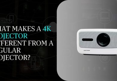 4K projector displaying advanced home entertainment technology