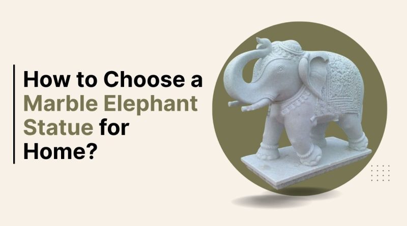 How to Choose a Marble Elephant Statue for Home?