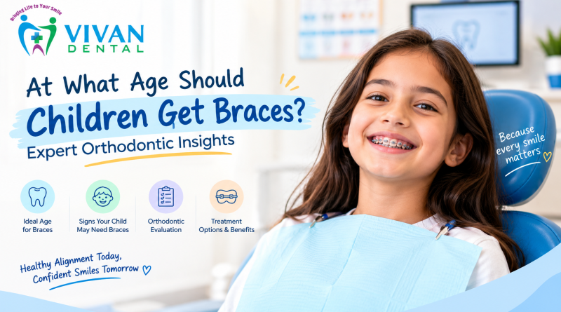 At what age should children get braces and early orthodontic treatment.