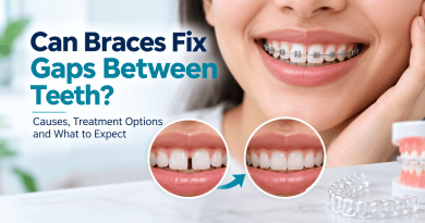 Can braces fix gaps between teeth with orthodontic treatment?