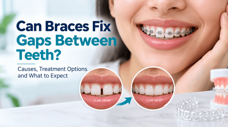 Can braces fix gaps between teeth with orthodontic treatment?